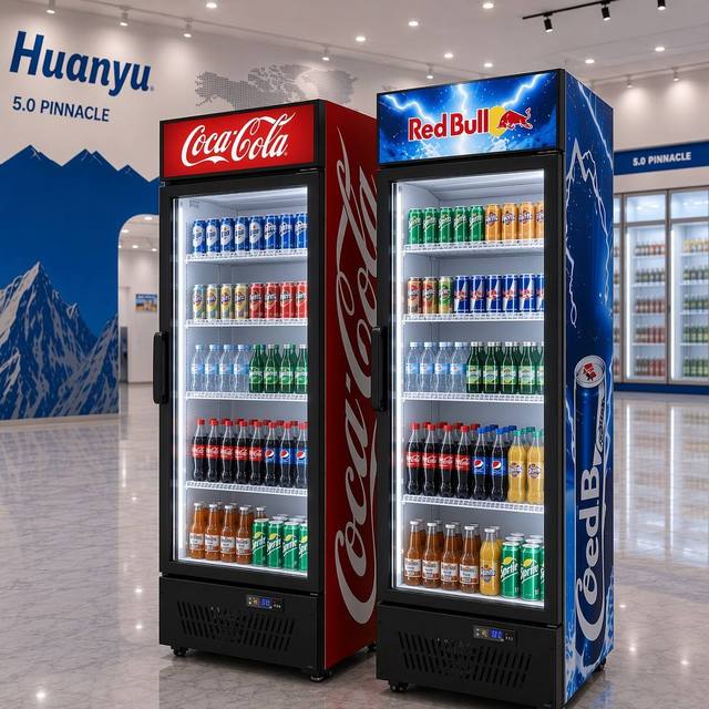 Free Design Cola Fridge Digital Display Fridge Beverage Beer Refrigerated Showcase Display Fridge Drink Glass Cabinet