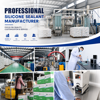 Fabricant de mastic silicone acétique GP, adhésif silicone imperméable à séchage rapide pour fenêtres, portes, verre, OEM, ODM