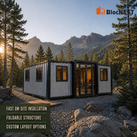 BlocNEST Maison Conteneur Moderne Extensible Préfabriquée pour Usage Résidentiel