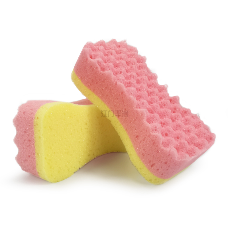 Заводская цена, автомобильная восковая губка, розовая губка для мытья автомобиля, губка для мытья автомобиля