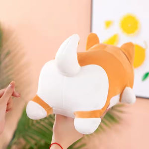 Offre Spéciale <span class=keywords><strong>Shiba</strong></span> Inu peluche mignon dessin animé chien forme étreinte oreiller canapé coussin décoration de la maison avec remplissage en coton PP - Product Image 2
