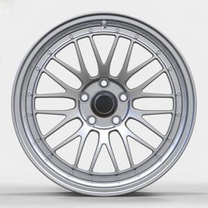 Rines de Auto de Lujo Estilo Retro, Plateados, con Borde Profundo, 5*120 5*112, para BMW Sedán - Product Image 1