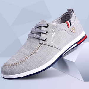 <b>Canvas</b> trendy shoes, men's <b>canvas</b> shoes, men's shoes, anti-odor casual shoes, versatile, one-piece, lazy man's shoes - Product Image 2