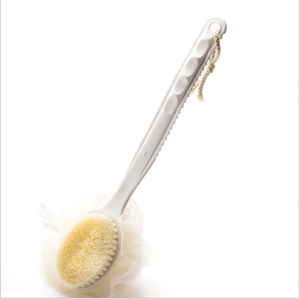 Hot Selling Shower Body Brush <strong>Long</strong> <strong>Handle</strong> Bath Brush Loofah <strong>Sponge</strong> 2 in 1Handheld on a Stick for Body - Product Image 5