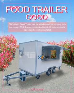 Fast Food Truck Trailer for <b>Sale</b> USA Mobile Food Cart Fully Equipped Equipment Food Truck Suppliers - Product Image 2