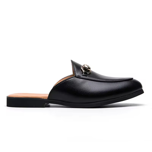 Chaussures d'été classiques pour hommes en cuir PU, talon antidérapant, confortables, respirantes, anti-odeur, semelle extérieure en caoutchouc Evergreen, simili cuir - Product Image 6