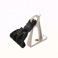 Pince de suspension en aluminium et plastique PA66 pour fixation de câbles