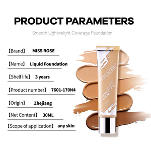 MISS ROSE Ölkontrolle Langanhaltender <span class=keywords><strong>Concealer</strong></span> 30ML Professionelles Ultra-Starkes Ölfreies Make-up Flüssige Foundation - Product Image 2
