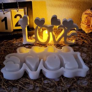 แม่พิมพ์เรซิ่นทำมือสำหรับงาน DIY ของตกแต่งสไตล์อินส์ แม่พิมพ์ซิลิโคนรูปหัวใจสำหรับตกแต่ง X0413 - Product Image 5