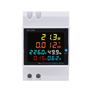 <span class=keywords><strong>Compteur</strong></span> <span class=keywords><strong>d</strong></span>'<span class=keywords><strong>électricité</strong></span> intelligent monophasé D52-2066 AC40-300V, moniteur <span class=keywords><strong>d</strong></span>'énergie sur rail DIN avec écran couleur - Product Image 2