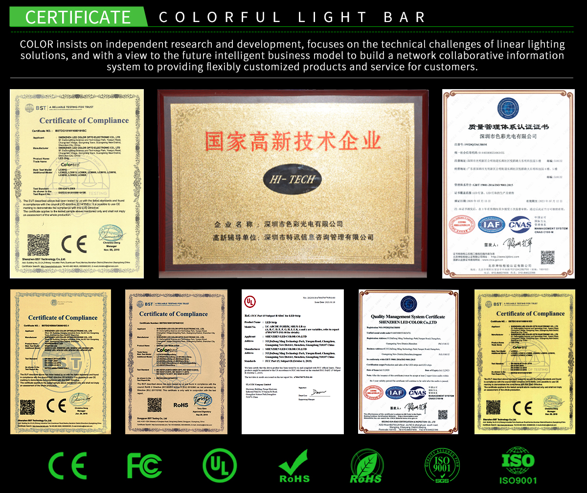 Customized SMD5050 10m Long WS2811 digital rgb LED Strip Kit LC8806 waterproof RGB 24key LED strip kit