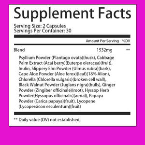 Kapsul Pelangsing Alami Berkualitas Tinggi dengan Bubuk Jahe Chlorella Suplemen Herbal Meningkatkan Metabolisme Kapsul Pembakar Lemak - Product Image 6