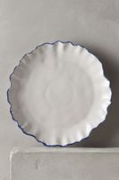 Assiette en céramique blanche à bord ondulé européen, vaisselle, assiette à salade, assiette à steak, assiette à dessert, assiette à sucre, assiette à fruits, pour mariage, fête