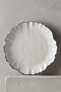 Piatto in Ceramica Bianca con Bordo Ondulato Stile Europeo, Stoviglie per Insalata, Bistecca, Dessert, Zucchero, Frutta, Piatto da Portata per Matrimoni e Feste - Product Image 3