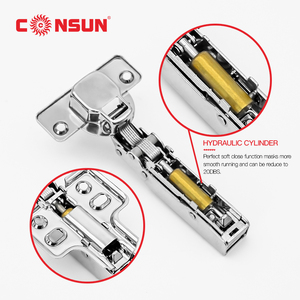 Consun Groothandel 35mm RVS Verborgen Clip-on Soft Close Scharnieren Meubels Keuken Kastdeur Scharnieren - Product Image 1