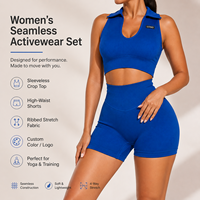 Hauts de performance pour femmes en coton à demi-zip et manches longues, coupe ajustée, antibactériens, sans coutures, 4 couleurs unies, impression personnalisée