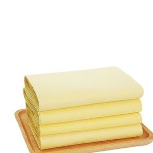 Thickened Loofah Dishcloth 28x100cm Yellow Rectangular Absorbent Oil Resistant Kitchen Cleaning Cloth - Product Image 5