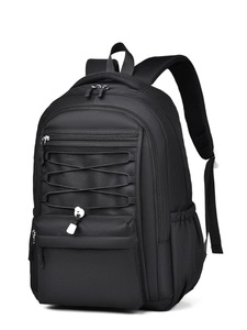 Sac à dos d'école léger de grande capacité personnalisé Sac à dos de loisirs pour étudiants Sac à dos de voyage Fermeture Sac à dos en polyester - Product Image 2