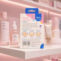 Boîtes d'emballage personnalisées pour autocollants anti-acné, en carton, lisses et écologiques.