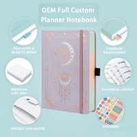 Carnet de Manifestation Personnalisé à Couverture Rigide avec Bords Pulvérisés, Journal Spirituel Adorable, Cadeau Personnalisé, Vente en Gros