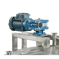 Cuve de mélange en acier inoxydable SS304 de 500 L avec agitateur industriel pour la production de mélanges liquides alimentaires, de boissons et chimiques