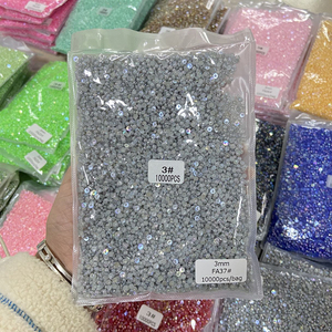 Xulin DIY1.5mm 2มม. 2.5มม. 3มม. 4มม. 5มม. 6มม. 7มม. 8มม. พลาสติก ABS ครึ่งรอบแบนลูกปัดไข่มุกครึ่งลูก - Product Image 4