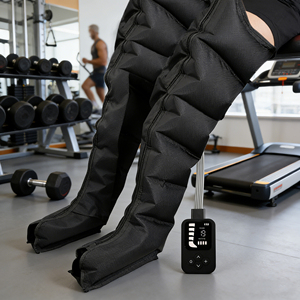 Masajeador Eléctrico de Pies y Piernas con Botas de Compresión de Aire, Acupuntura y Calor para Aliviar Esguinces Articulares y Aliviar el Dolor por Fatiga Muscular - Product Image 1