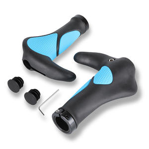 Poignées de guidon intégrées en caoutchouc pour vélo, antichoc, anti-poussière, verrouillage bilatéral, vente en gros - Product Image 3