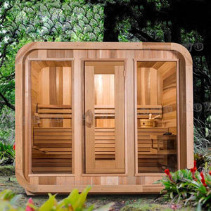 <span class=keywords><strong>Sauna</strong></span> sec et hammam extérieur rectangulaire, poêle <span class=keywords><strong>infrarouge</strong></span> en bois <span class=keywords><strong>de</strong></span> cèdre rouge, maison <span class=keywords><strong>de</strong></span> spa, baril <span class=keywords><strong>de</strong></span> <span class=keywords><strong>sauna</strong></span>, revêtement extérieur en aluminium - Product Image 4