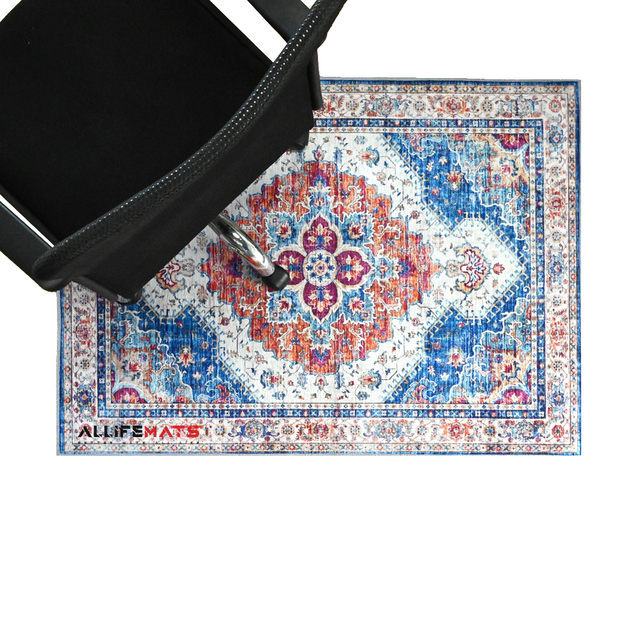 Non Slip Office Chair Mat Waterproof Oil Proof Stain Proof Rectangular Desk Rug for Hardwood Floor Home Office