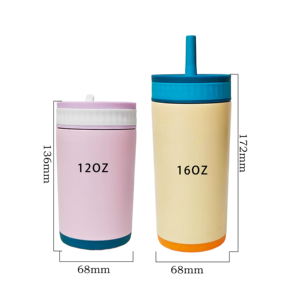12oz Tragbarer Edelstahl-Reisebecher mit Doppeldeckel-Design, Wärme- und Kälteisolierung, auslaufsicherer Becher für Camping, Geschäftsgeschenk, Großbestellung - Product Image 5