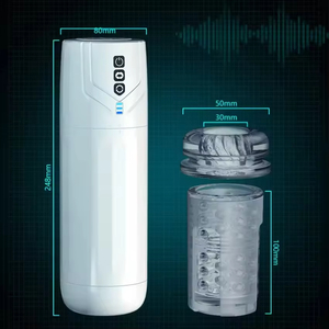 Automatic Men's Rotating Flying Cup Ring Invisible Inverse Mold Hand-held Electric Bath Water Cup Stretch <b>Masturbator</b> Sex Toys - Product Image 4