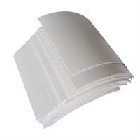 Feuille de PTFE moulée blanche en matériau pur d'usine, qualité médicale et alimentaire, résistante aux produits chimiques