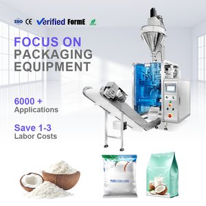 Máquina de Envasado Vertical Eléctrica Automática para Bolsas de 500g, con Pesaje, Llenado y Sellado de 4 Lados, para Polvo de Coco y Polvo de Sésamo - Product Image 1