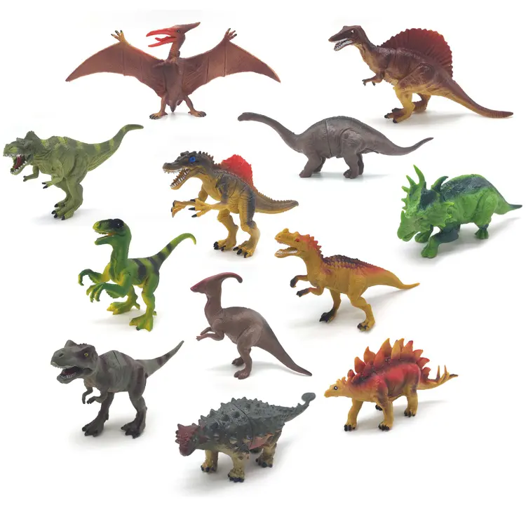 ของเล่นไดโนเสาร์,ฟิกเกอร์แอคชั่นโมเดลไดโนเสาร์ของเล่นไดโนเสาร์ PVC แข็งสำหรับสวนโลก