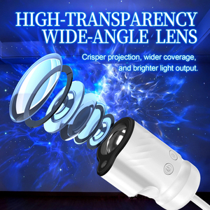 Proyector LED Holográfico 3D Dinámico Inteligente HD Multicolor, Proyección Oceánica, Alimentación USB, Control Táctil, Ajustable 360 Grados - Product Image 5