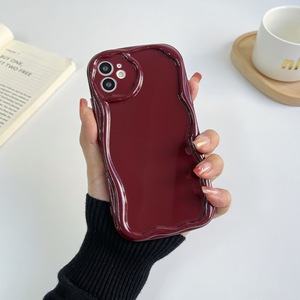 Wavy Lines Edge Bumper Phone Cover for iPhone 15 14 13 12 11 Pro Max X XR XS Max <strong>Cute</strong> Curl Wave Transparent TPU Protector <strong>Case</strong> - Product Image 3