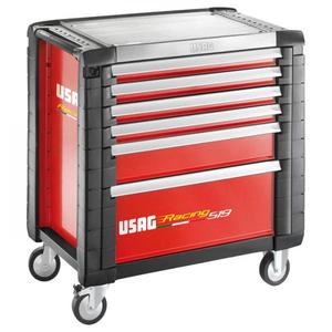 USAG - 05190419BB Gabinete de rodillos de carreras-6 cajones (vacío)-EAN 8010239273924 TALLERES DE RODILLOS ARMARIOS DE RODILLOS - Product Image 2