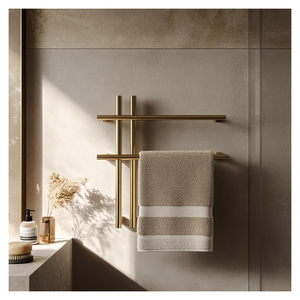 Calentador de Toallas de Diseño <span class=keywords><strong>para</strong></span> Baño, Radiador de Toallas de Acero Inoxidable 304, Calentador de Toallas Montado en la Pared - Product Image 1
