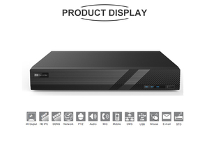 Mejor Servicio OEM, NVR 4K Sin POE con 1 Ranura para Disco Duro, Compatible con Reproducción de 4 Canales y Entrada IPC, Sistema de Cámara CCTV, Hik NVR YNVR3104 - Product Image 3
