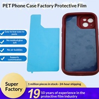 Film de protection personnalisé en PET pour coque de téléphone, sans résidus, protection de surface anti-rayures