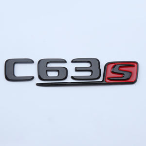 Autocollant de coffre arrière de voiture 3D en ABS 2016-2019, lettres chromées C63S, emblème pour Mercedes C 63 <span class=keywords><strong>AMG</strong></span> W205 W204, accessoires - Product Image 4