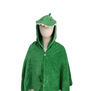 Siêu mềm polyester bông trẻ em trùm đầu Poncho khăn cho bé tắm - Product Image 1