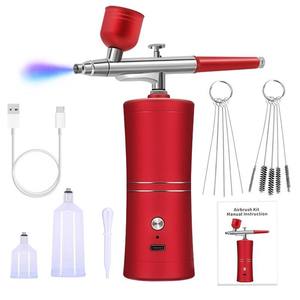 Professional Rechargeable Airbrush Compressor for Nail Art Hair Color Facial Hydrating Makeup for Salon Use - Product Image 3