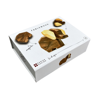 Coffret cadeau magnétique personnalisé en carton blanc avec doublure en mousse, impression couleur intégrale, emballage pour jouets en bois pour enfants