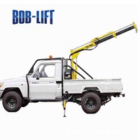 BOB-LIFT – Grue de camion à flèche pliante de 2 tonnes, Grue portable, Grue de camion