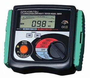 KYORITSU Insulation Conductivity Tester <b>MODEL</b> 3005A Automatic Zeroing Reduces test Line Impedance - Product Image 6