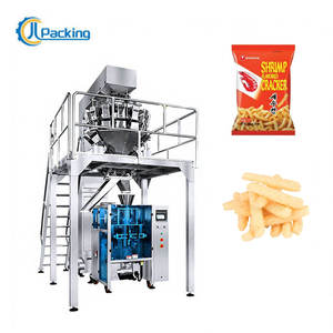 Máquina Empacadora Automática Vertical <span class=keywords><strong>de</strong></span> Bolsas <span class=keywords><strong>de</strong></span> <span class=keywords><strong>Película</strong></span> Enrollable con Pesadora Multicabezal para Snacks, Granulados, Camarones y Galletas, 500g/1000g - Product Image 1