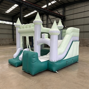 <b>Inflatable</b> Bounce <b>House</b> Combo Commercial <b>Inflatable</b> Bouncer <b>House</b> Indoor Colorful Jumping Bouncy Castle with Blower - Product Image 1