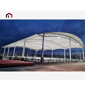 Carpas para Exteriores, Estructura de Carpa Resistente con Techo Curvo, Carpa para Cancha de Tenis, para Pabellones Deportivos - Product Image 3